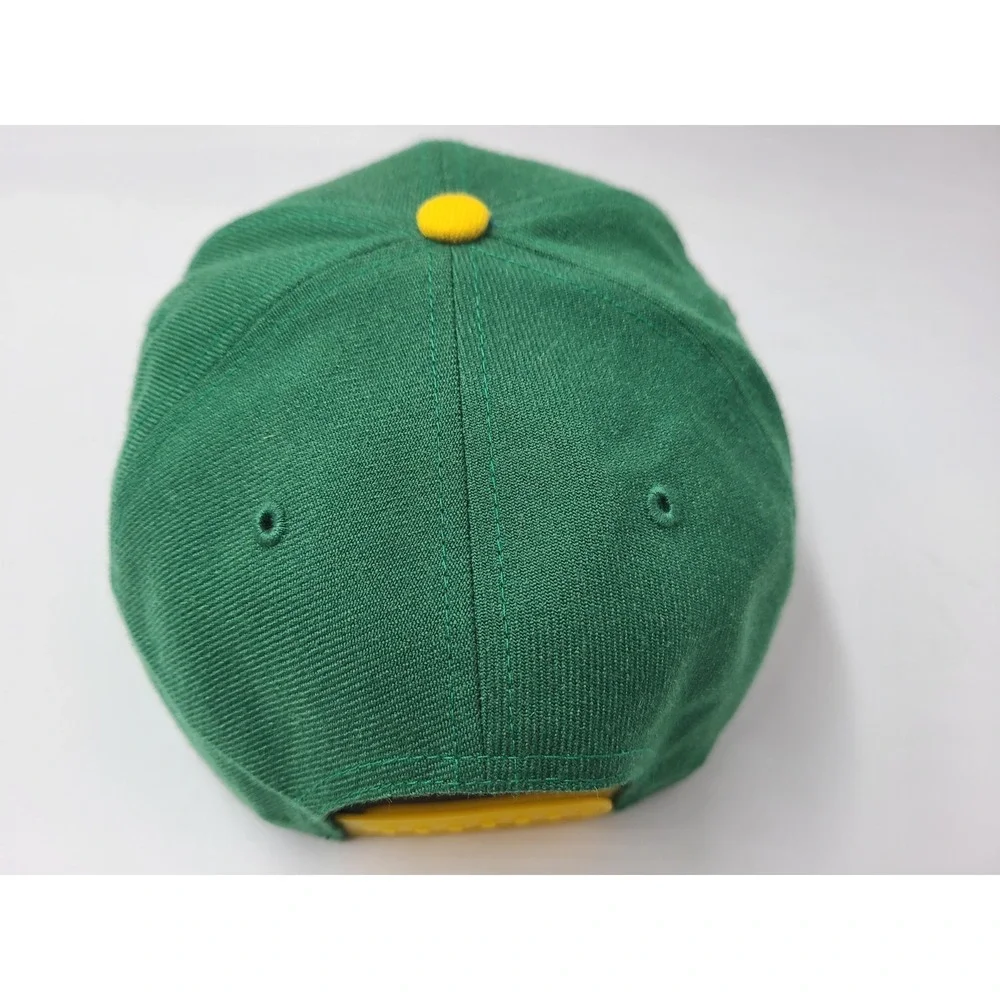 Boston Celtics 47 Brand Hardwood Snapback Hat Cap Wool‎ Blend NBA Green Yellow